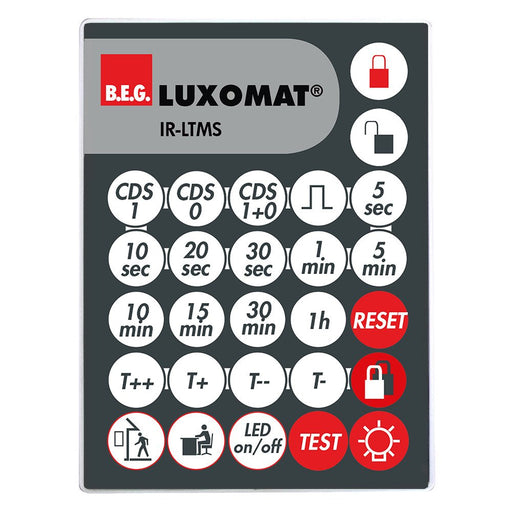 BEG Brück Electronic - Zubehör/Ersatzteile für Bewegungsmelder IR-Fernbedienung IR-LTMS