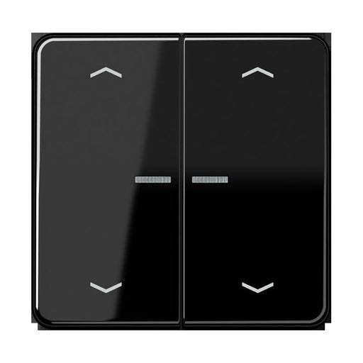 Jung - Bedienelement intelligent Taster 2fach BT CD 17102 P SW JUNG HOME