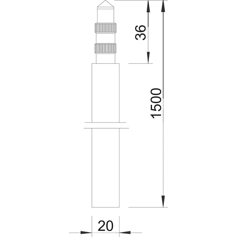 OBO Bettermann - Staberder/Tiefenerder Staberder 219 20 ST FT/1,5m standard