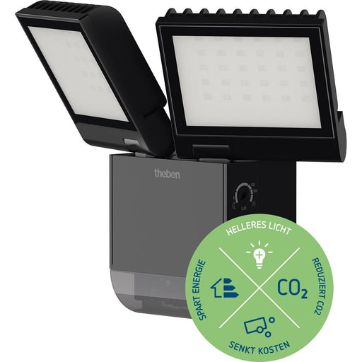 Theben - Downlight/Strahler/Flutlicht LED-Strahler theLeda S17-100 BK 17 Watt, sw