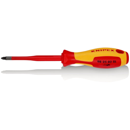 Knipex - Kreuzschlitz-Schraubendreher Schraubendreher Slim 98 25 02 SL für Pozidriv 212mm