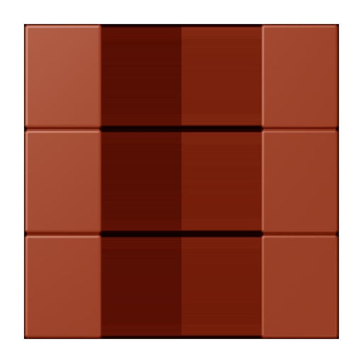 Jung - Abdeckung/Bedienelement für Installationsschalterprogramme Tastensatz 3fach LC 503 TSA 232 locre rouge