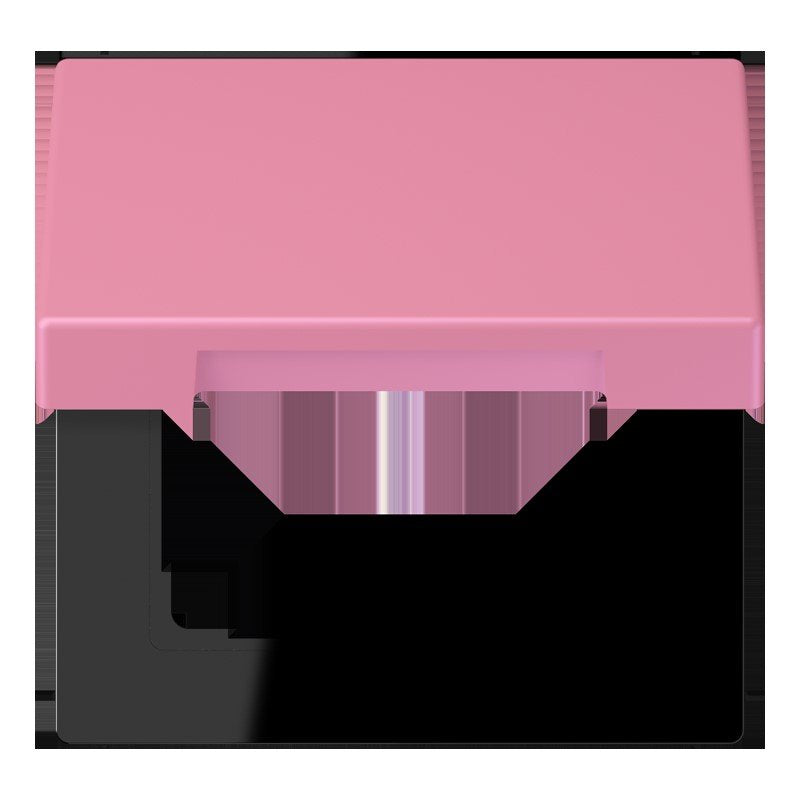 Jung - Abdeckrahmen Klappdeckel m. Stellfeder LC 990 BFKL 246 rose vif