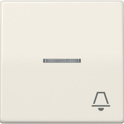 Jung - Abdeckung/Bedienelement für Installationsschalterprogramme Wippe Symbol KLINGEL ws ABAS 591 KO5K für beleuchtb.Taster