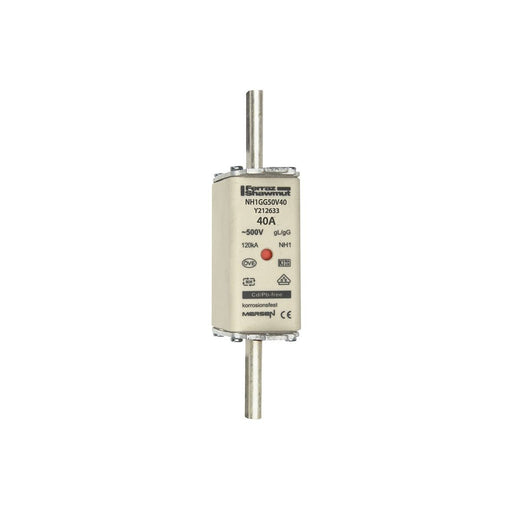 Mersen - Messersicherung NH-Sicherungseinsatz SF NH1GG50V40 Gr.1 gG 40A/500V KM − 3 Stück