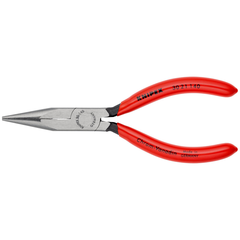 Knipex - Flachzange Langbeckzange 30 21 140 schwarz, 140mm