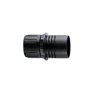 HellermannTyton - Kunststoff-Wellschlauch-Verschraubung Kunststoffverschraubung HG13-R21-PA66-BK(10) schwarz Reduzierung − 10 Stück