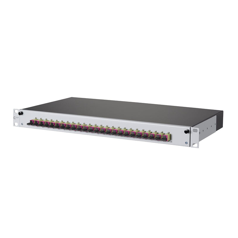 Metz Connect - Patchpanel LWL OpDAT slide Patchfeld 1502675G24-E 24xE2000-Simplex OM4