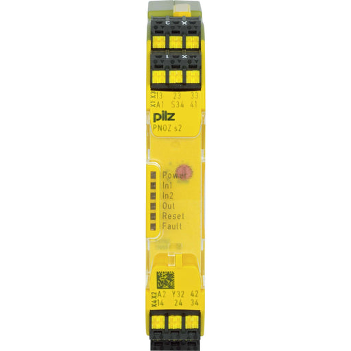 Pilz - Gerät zur Überwachung von sicherheitsgerichteten Stromkreisen Not-Aus-Schaltgerät PNOZ s2 C #751102 24VDC 3 n/o 1 n/c