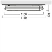Zumtobel Group - Decken - /Wandleuchte LED - Feuchtraumleuchte AMP S 4600 #42930415 4000K