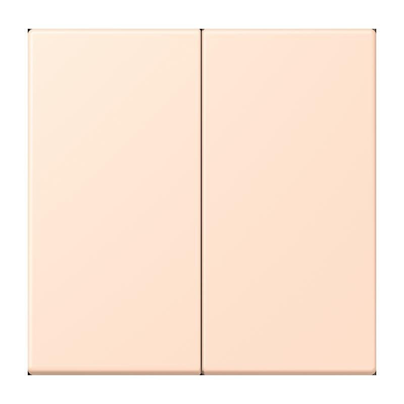 Jung - Abdeckung/Bedienelement für Installationsschalterprogramme Wippe für Taster 2fach LC 102 228 rose pale