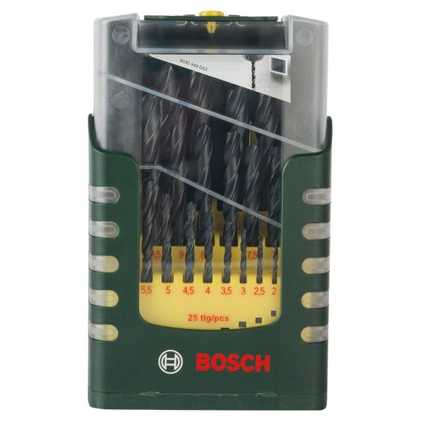 Bosch - Bohrer-Set 25-teiliges 2607017153 HSS-R-Metallbohrer-S