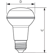 Philips Lighting - LED - Lampe/Multi - LED LED - Reflektorlampe R63 CoreProLED #81181800 E27