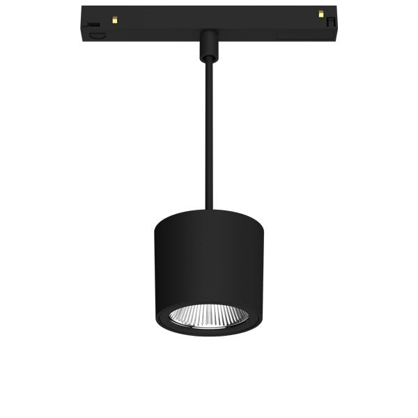 LTS Licht&Leuchten - Downlight/Strahler/Flutlicht LED-Pendelleuchte NEOORYOP10194025D.sw 940, DALI, schwarz