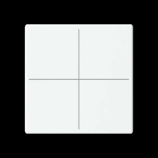 Busch-Jaeger - Bussystem-Tastwippe Abdeckung, 4-fach LFW/A.4.63.11-884 für Keypad
