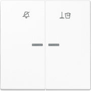 Jung - Abdeckung/Bedienelement für Installationsschalterprogramme Hotelwippe Innenstelle LS RU KO5 M WW n.stören,Zimmer aufr