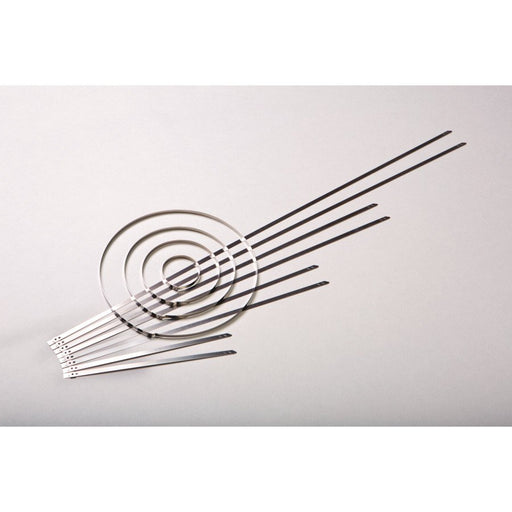HellermannTyton - Kabelbinder Edelstahlkabelbinder MST200S SS304 ML 100 207x5,9mm − 100 Stück