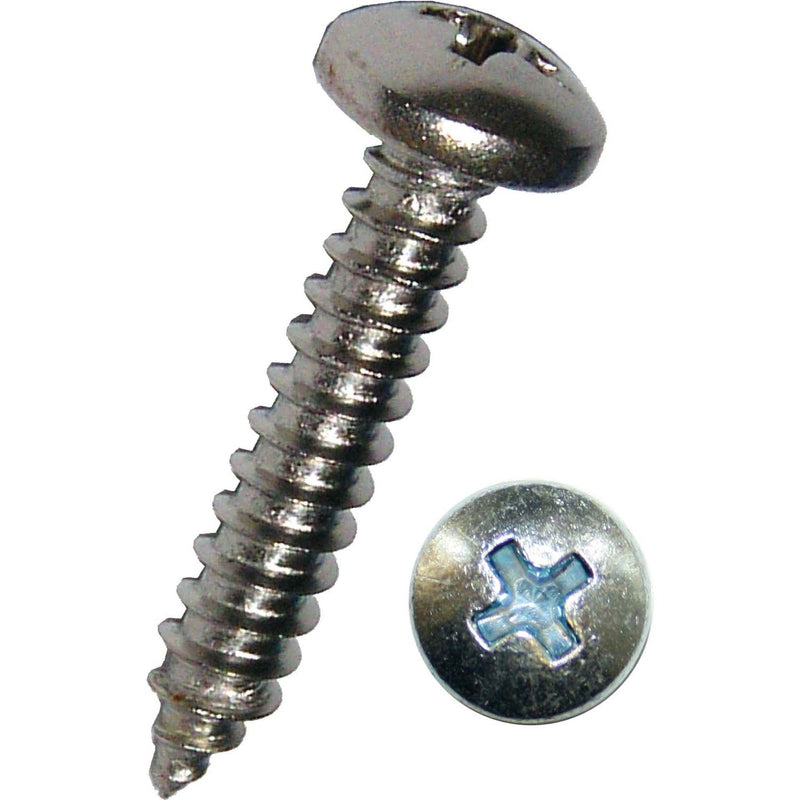 Dresselhaus - Blechschraube Linsen-Blechschrauben 3414/000/53 3,5x16 mit Kreuzschlitz, A2 − 25 Stück