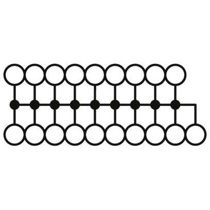Phoenix Contact - Durchgangs-Reihenklemme Verteilerblock PTFIX 6/18X2#3273250  − 8 Stück