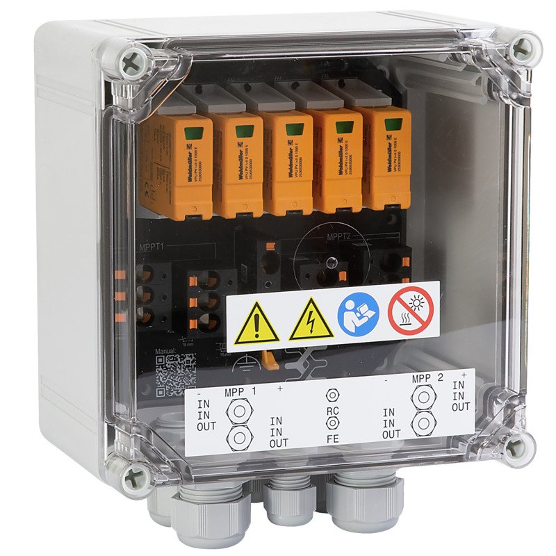 Weidmüller - Photovoltaik-DC-Stringbox Generatoranschlusskasten PVNDC2IN #2866330000