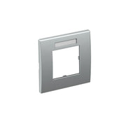 OBO Bettermann - Abdeckrahmen AR45-BF1 AL 1fach 84x84mm alu