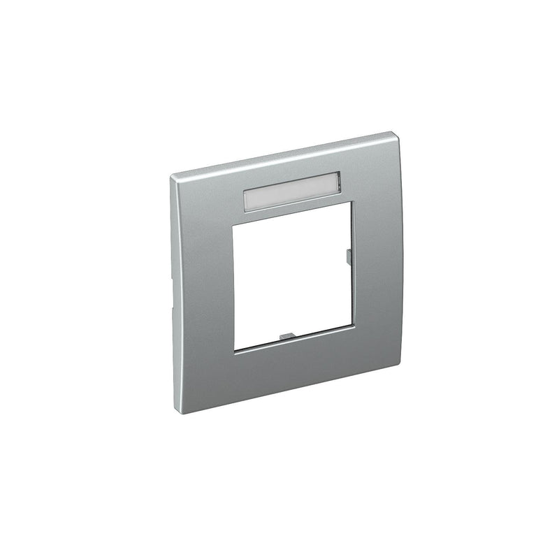 OBO Bettermann - Abdeckrahmen AR45-BF1 AL 1fach 84x84mm alu
