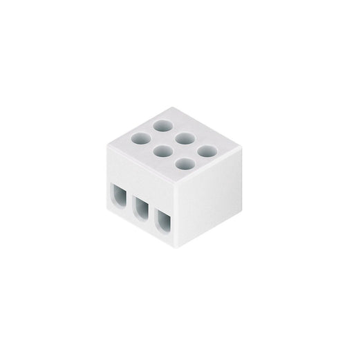 Kleinhuis - Ein- und mehrpolige Klemmenleiste Anschlussklemme 134/3D.G 1-6 mm 3p Porzellan − 100 Stück