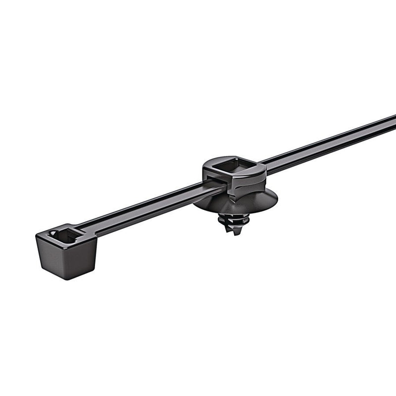 HellermannTyton - Kabelbinder Befestigungsbinder T30RFT5-PA46-GY(500) − 500 Stück