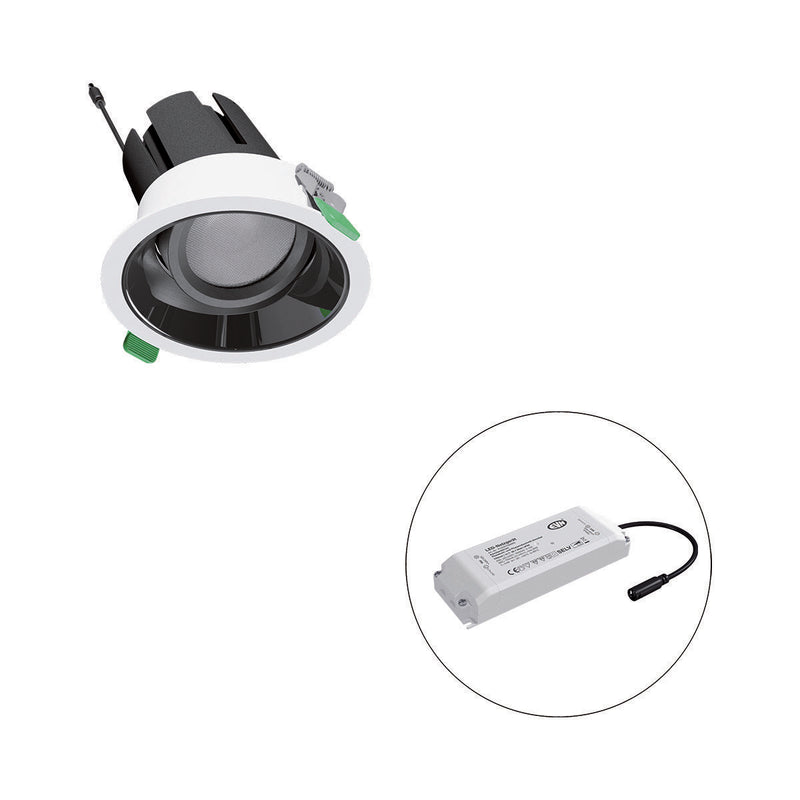 EVN Lichttechnik - Downlight/Strahler/Flutlicht LED-Einbauleuchte modular F04R09SM2540L24P Konfigurationstype