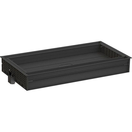 Bachmann - Leergehäuse Einbaurahmen 935.000 Alu, schwarz elox