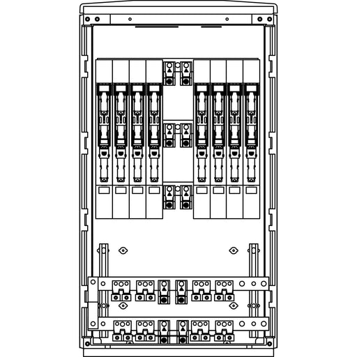 Elsta Mosdorfer - Kabelverteilerschrank LS80S.DV08 mit Sammelschienen