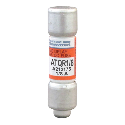 Mersen - Zylindrische Sicherung Sicherungseinsatz Class CC ATQR1/8 T ATQR 10x38 0,125A − 10 Stück