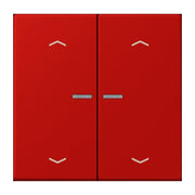 Jung - Abdeckung/Bedienelement für Installationsschalterprogramme Wippe mit Lichtleiter LC 102 KO5P 227 rouge vermillon 31