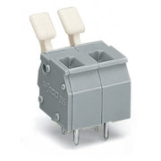 WAGO - Leiterplattenklemme 255-502/333-000 Drücker,2,5 mm²,grau − 70 Stück