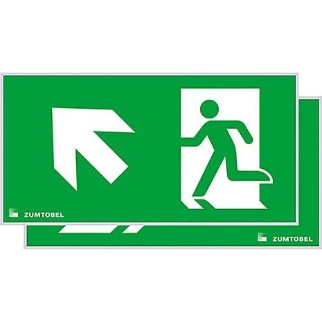 Zumtobel Group - Piktogramm für Not-/Hinweisleuchte Rettungszeichen PURESIGN150#22900442 ASI/ESI/RSI 15002LRO
