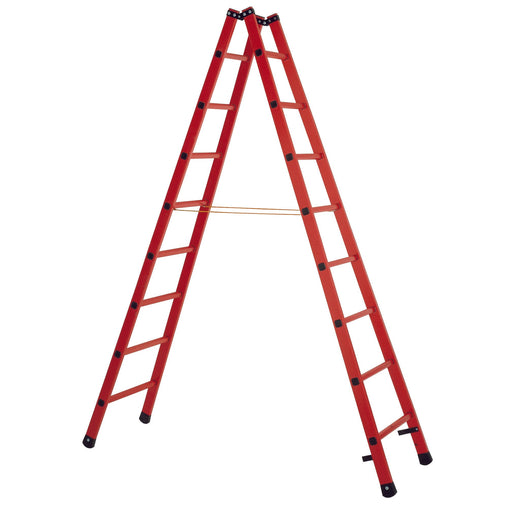 ILLER-LEITER - Sprossenleiter Vollkunststoff-Stehleiter 46259 L=3m, 10 Stufen, VDE