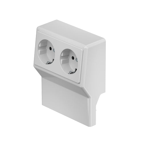 Rehau - Geräteträger für Sockelleistenkanal SL Gerätetank SL 2GT2050 lgr 20x50/70, 2-f, lgr