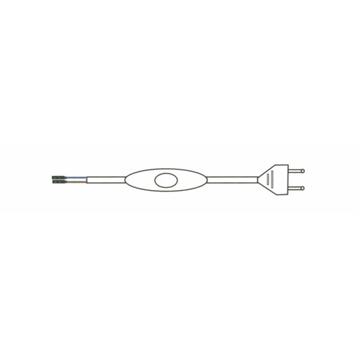 Scharnberger+Hasenbein - Elektrisches Zubehör/Ersatzteile für Leuchten Anschlussleitung 55016 2x0,75qmm100+50cm sw