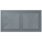 Jung - Abdeckrahmen Rahmen 2-fach LCZ 982 BF 251 gris 59