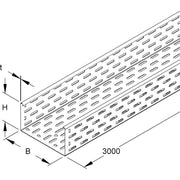Niedax - Kabelrinne RL 110.550 E3 − 6 Meter