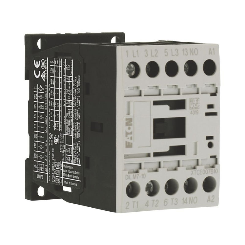 Eaton - Leistungsschütz zum Schalten von Wechselstrom Leistungsschütz DILM7-10(12VDC) 1S 3kW/400V,DC