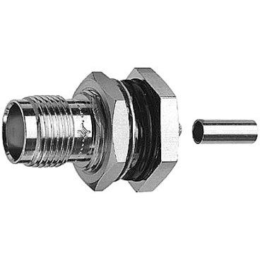 Telegärtner - Koax-Steckverbinder R-TNC Einbaubuchse 100023805 G7 RG-316/U − 5 Stück