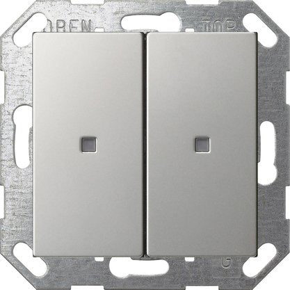 Gira - Bussystem-Tastwippe Taster Wippe 5173600 KNX, 2f, Edelstahl
