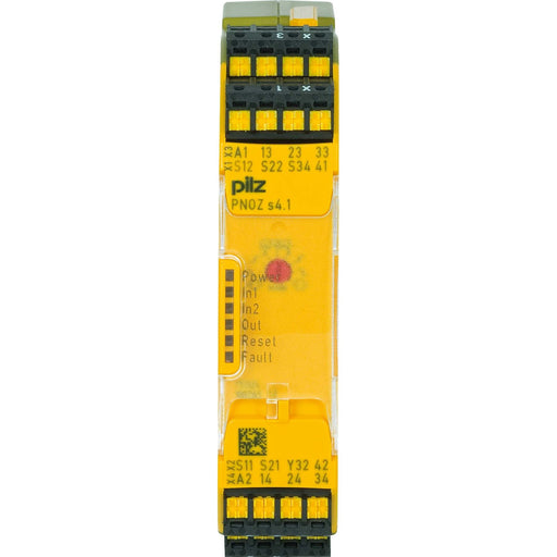 Pilz - Gerät zur Überwachung von sicherheitsgerichteten Stromkreisen Not-Aus-Schaltgerät PNOZ s4.1 C#751124 24VDC 3 n/o 1 n/c