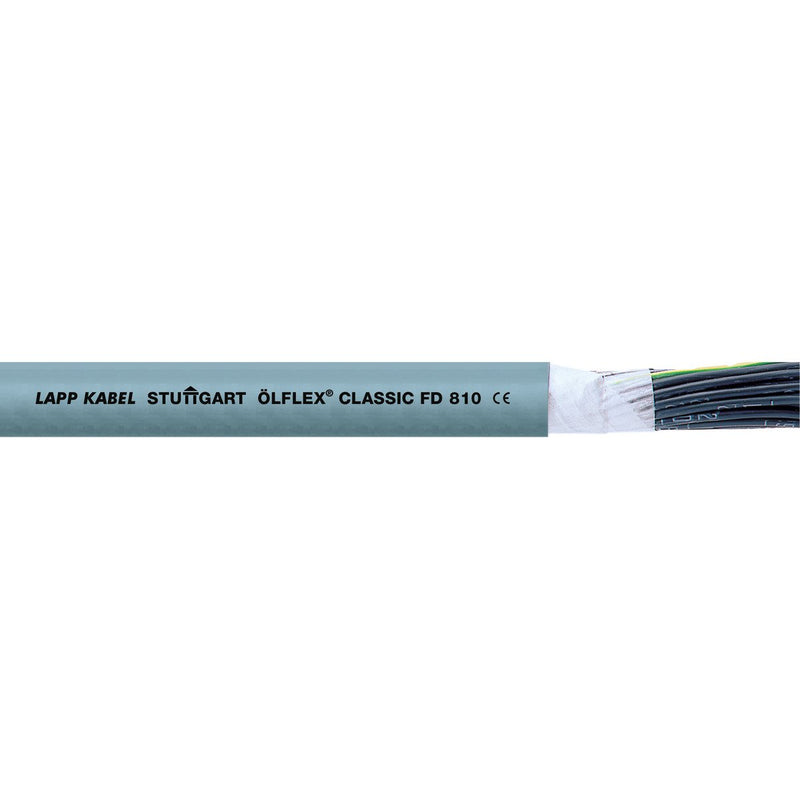 Lapp Kabel&Leitung - Energiekabel < 1 kV, für ortsveränderlichen Einsatz ÖLFLEX CLASSIC FD 810 0026125/100 16G0,75 − 100 Meter