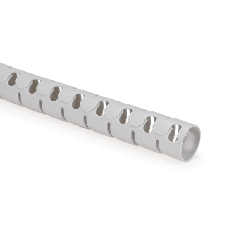 HellermannTyton - Kabelbündelungsschlauch Schlauch inkl. Werkzeug HWPP-16MM-PP-GY-Q1 Spirale, grau − 25 Meter