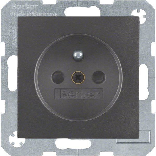 Berker - Steckdose anth 6765761606 m.Erdungsstift
