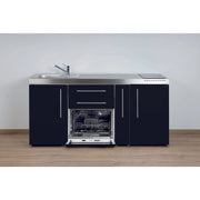 Stengel - Mini-Küche Miniküche Premiumline MPGSSM180AGSIKFreBli Schwarz matt