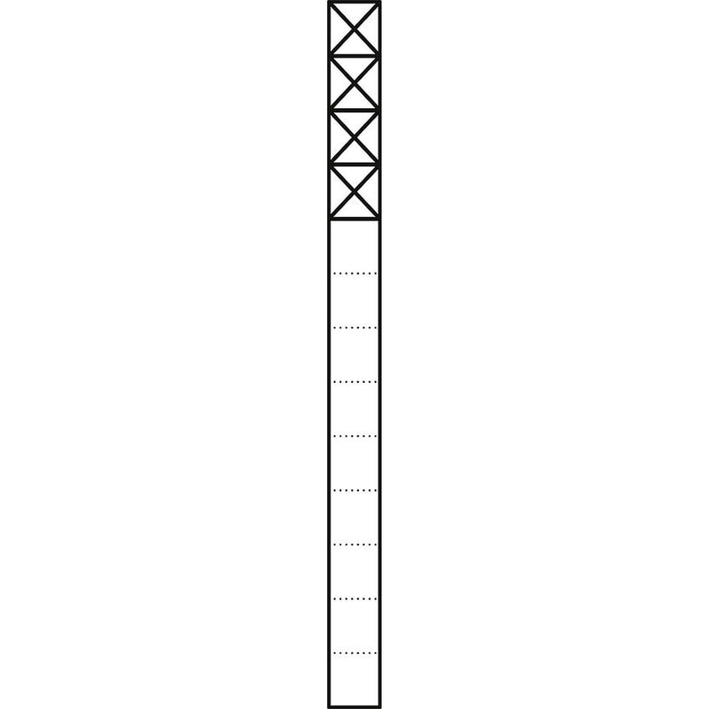 Siedle&Söhne - Kommunikations-Säule Kommunikations-Stele KS 613-4 SM 1,3m sil/met 4Mod