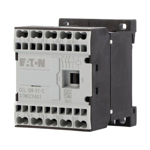 Eaton - Leistungsschütz zum Schalten von Wechselstrom Leistungsschütz DILEM-01-G-C(24VDC) AC-3/400V:4kW,3p DC